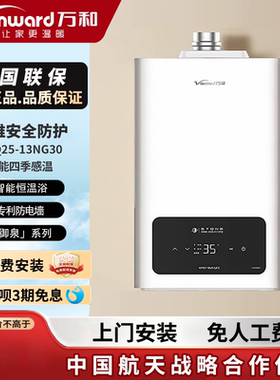 万和燃气热水器13NG30/16NG30/13NG26智能恒温强排式13/16L天然气