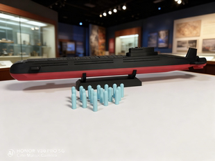 099攻击型核潜艇模型摆件科普教育教学展示道具收藏纪念礼品