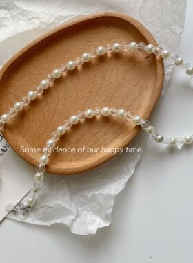 苹果透明耳机百搭口罩链