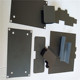 定制PVC绝缘垫片PC麦拉片单面背胶阻燃耐高温塑料胶片PCB板