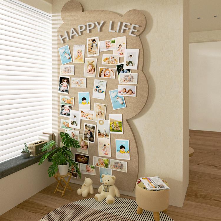 毛毡墙贴照片墙启恩毛毡板
