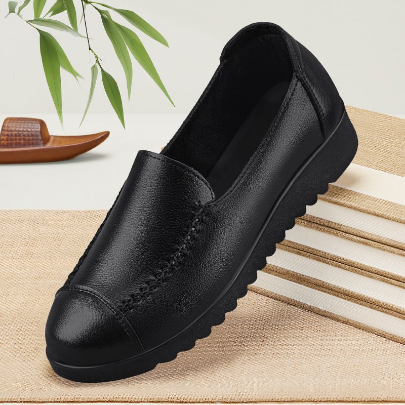 工作鞋女职业夏季黑色