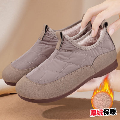 老北京布鞋女冬季加绒加厚2