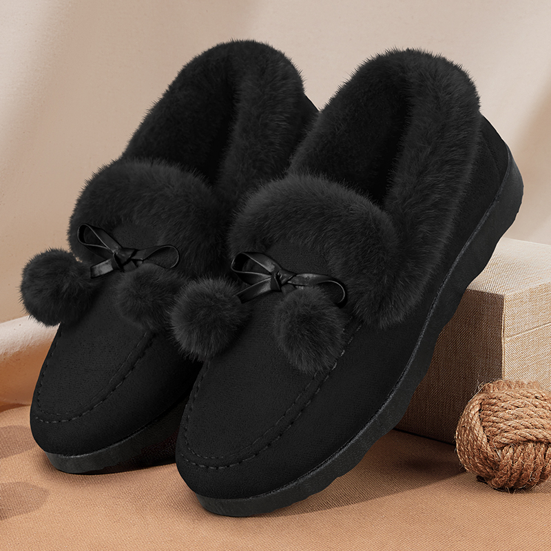 软底冬季老北京棉鞋女防滑