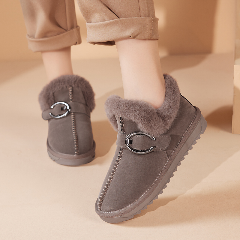 棉鞋短靴老北京保暖防滑