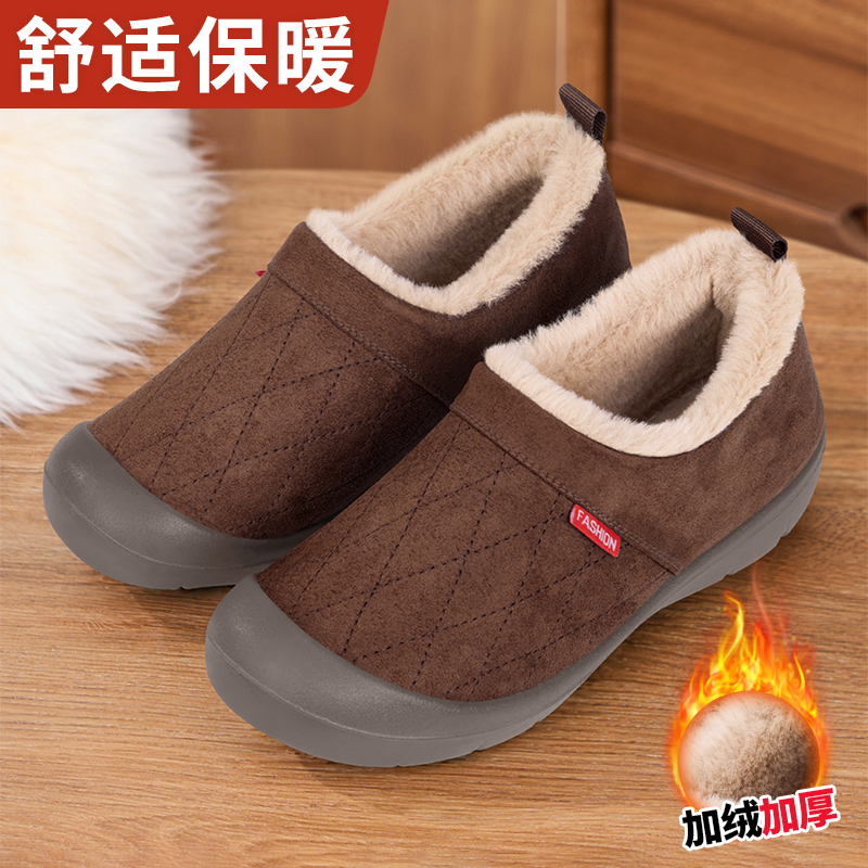 老北京棉鞋女加绒加厚保暖妈妈鞋