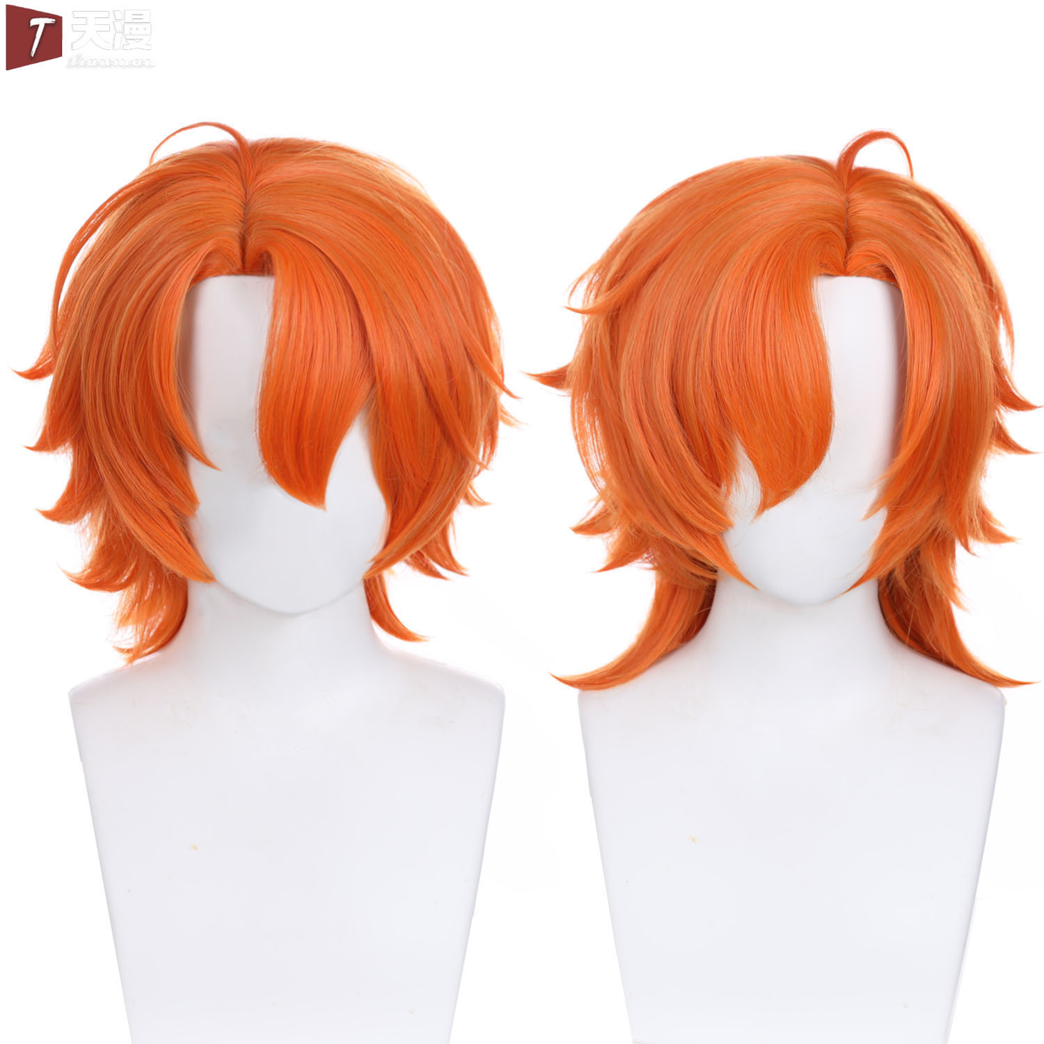 天漫 疯狂动物城2 狐尼克cos假发 头皮顶 二版可选 混橘色