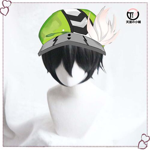 【天漫の小铺】凹凸世界 卡米尔cosplay假发 黑色万用cos假发 - 封面
