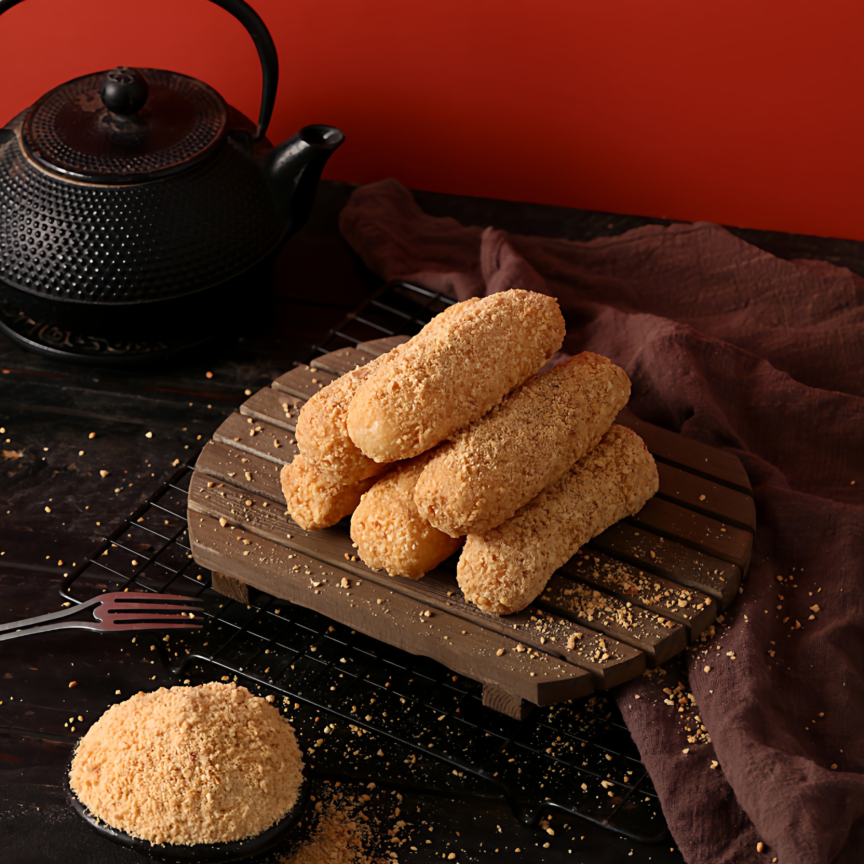 泉州特产中式糕点永春花生麻枣卓埔牌闽南古早味茶点小吃拜拜贡品