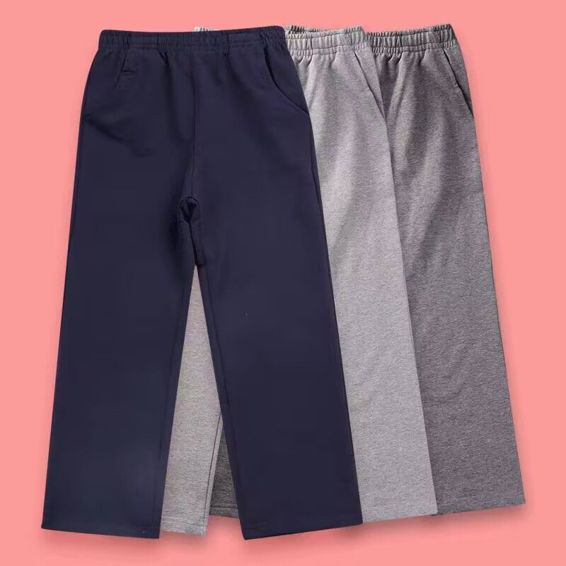 男童2025春秋款长裤童装加绒运动裤儿童中大童裤宽松冬天休闲纯棉