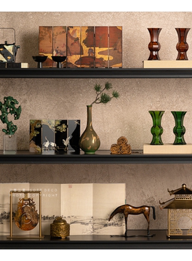 宋代美学高级感搭配陈列软装饰品样板间办公室茶室新中式复古摆件