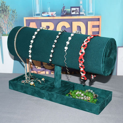 绒布头箍架发箍收纳道具戒指盒子