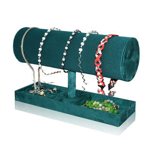 绒布头箍架桌面发箍架戒指耳钉收纳盒手链手串首饰指环首饰展示架