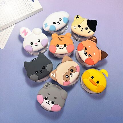 韩国正品代购zeroni手机支架可爱binini hanini磁吸式支架礼物