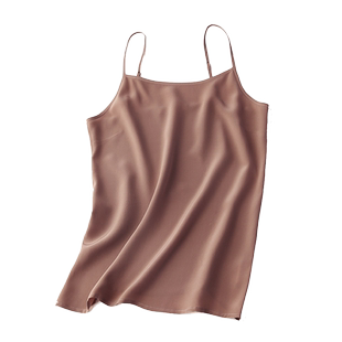 真丝双绉吊带背心女内搭外穿桑蚕丝吊带衫无袖衫高级感西装内搭夏