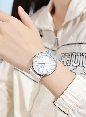 Dickies学生手表女款初高中品牌静音考试专用石英表男女生日礼物