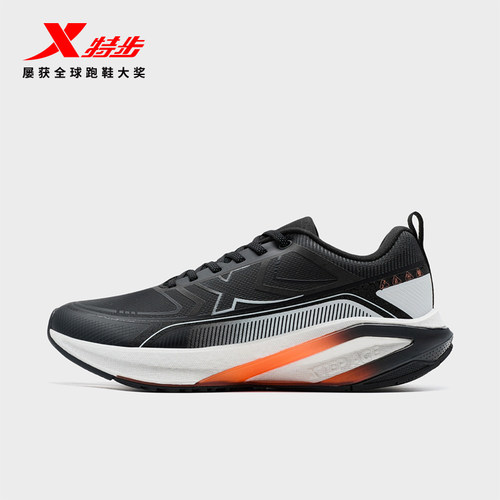 特步星耀2丨跑步鞋男鞋革面棉鞋跑鞋976419110070/976419370059