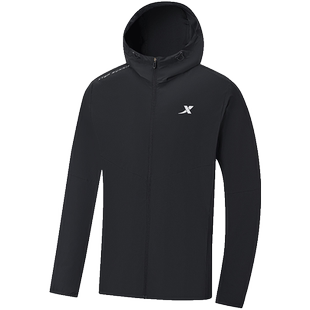 特步双层风衣男士2025夏季新款运动外套薄款户外夹克976329150199