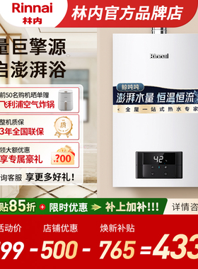 【鲸吨吨】林内燃气热水器家用恒温密闭稳燃20/24升JSQ40-GC21