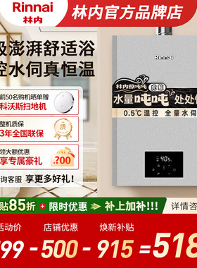 【鲸吨吨虎鲸】林内燃气热水器全量伺服器 20/24升GD72 GC62同款