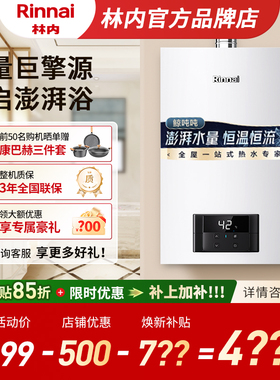 【鲸吨吨】林内燃气热水器家用恒温密闭稳燃20/24升JSQ40-GC21