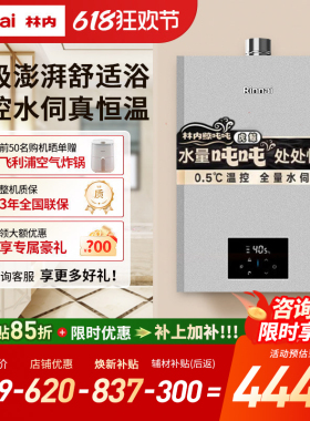【鲸吨吨虎鲸】林内燃气热水器全量伺服器 20/24升GD72 GC62同款