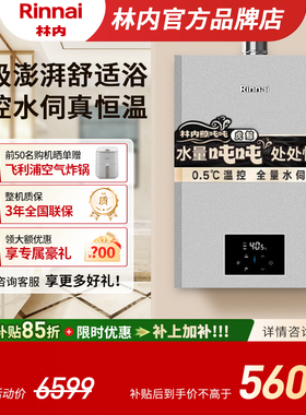 【鲸吨吨虎鲸】林内燃气热水器全量伺服器 20/24升GD72 GC62同款