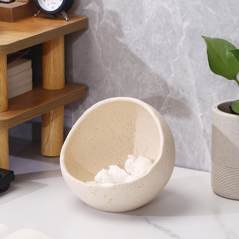 2025新款简约现代桌面垃圾桶