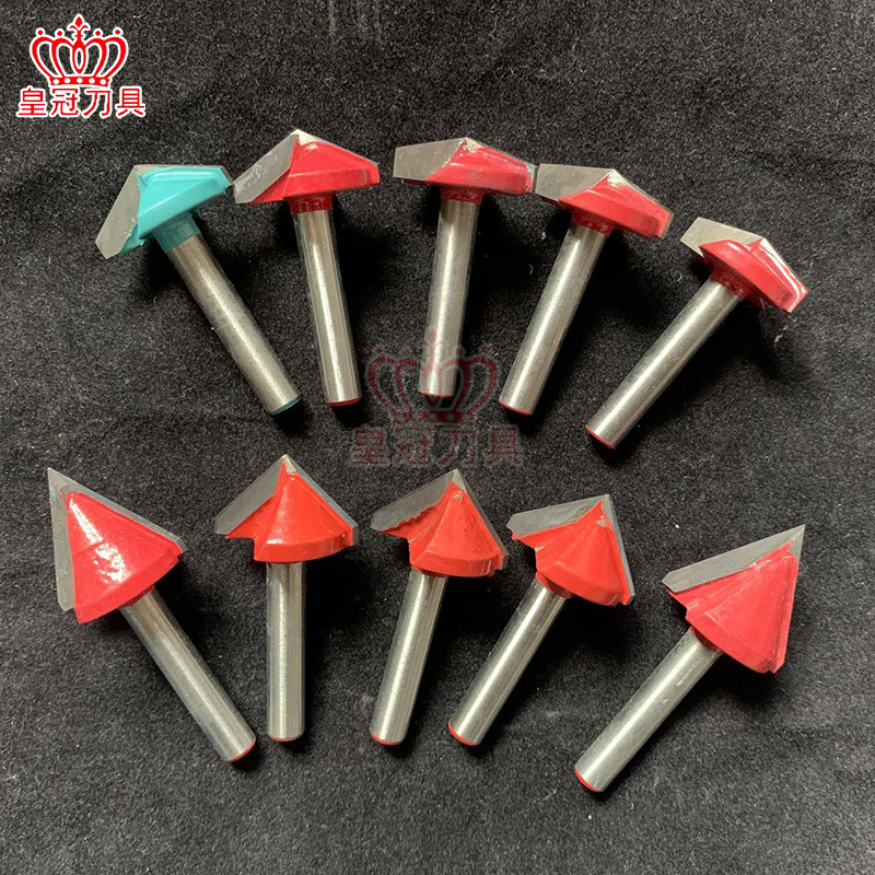 V型刀三维刀6mm 60度90度120度150度 刻大字修边倒角立体木工牌匾