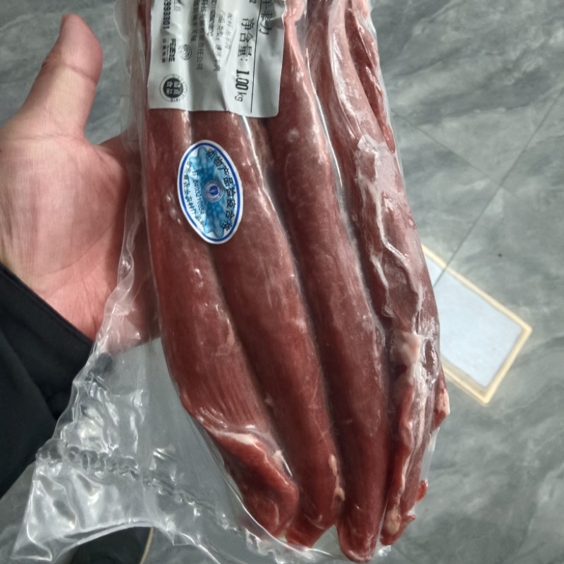 靖远羊羔肉羊菲力羊里脊4斤国家地理标志产品甘肃特产冷冻顺丰