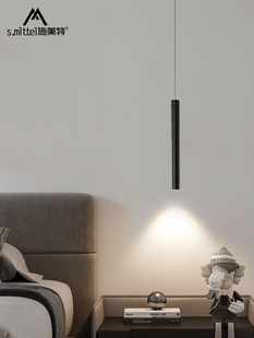纳 豪华客厅背景墙斯堪 极简主义床头吊灯现代简单流行 可访问