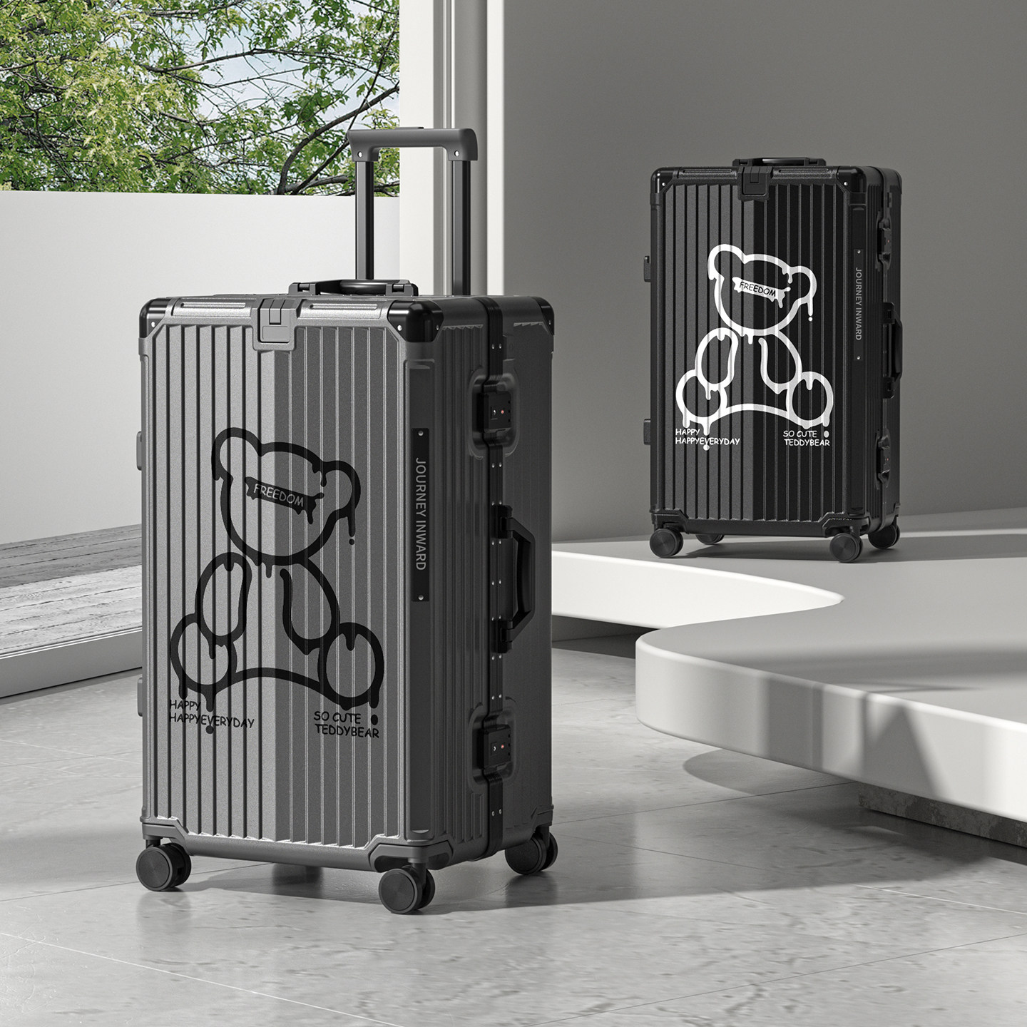 26新款行李箱大容量24寸拉杆箱结实耐用加厚密码箱男28寸旅行箱女