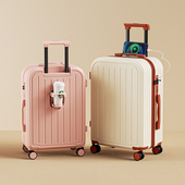 行李箱2024新款 小清新旅行箱登机拉杆箱日系简约男女学生密码 箱子