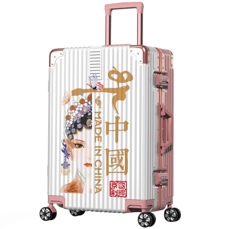 国风卡通行李箱小清新