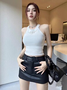 性感包臀小皮裙半身裙女春季2026黑色裤裙辣妹超短裙高腰a字短裙