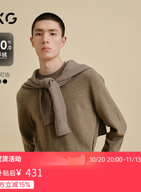 GXG男装  100 山羊绒打底衫男通勤毛衣26年冬G24X204027