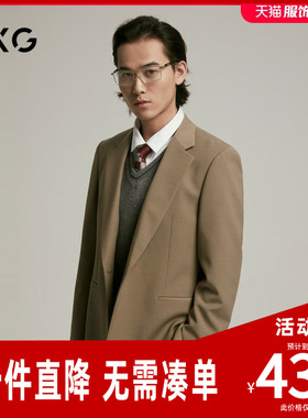GXG男装 商场同款商务休闲西装外套男正装 26冬季新品G24X134018