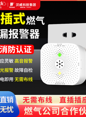 燃气泄露报警器家用餐饮厨房天然气煤炉煤气一氧化碳漏气报警