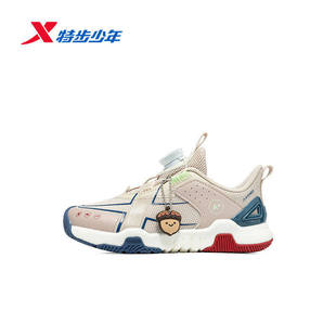 特步宽宽坚果童鞋2026新款商场同款缓震跑鞋儿童运动男小童休闲鞋