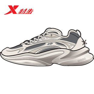 特步老爹鞋男鞋夏季新款官方正品通勤百搭厚底增高舒适休闲运动鞋