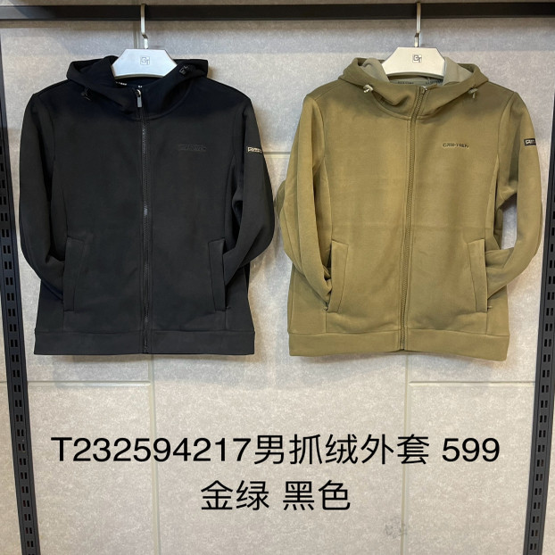 Cantorp肯拓普户外2025秋冬季新款男式抓绒外套T232594217