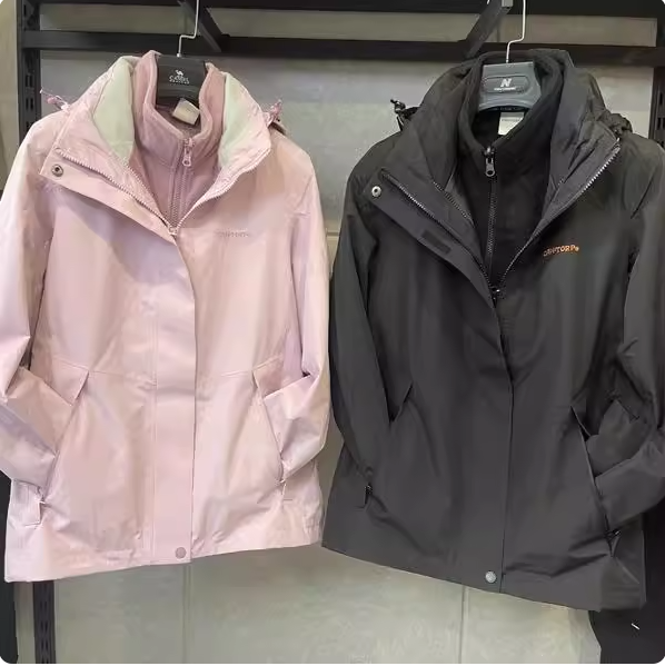 Cantorp肯拓普户外2024秋冬新款女式摇粒两件套冲锋衣T232484056