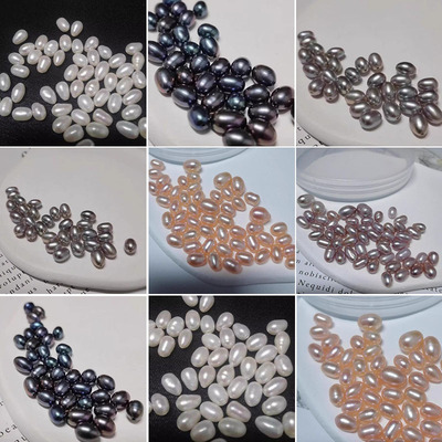 天然淡水淡水珍珠散珠2-9mm小米珠珍珠项链小珍珠散珠diy
