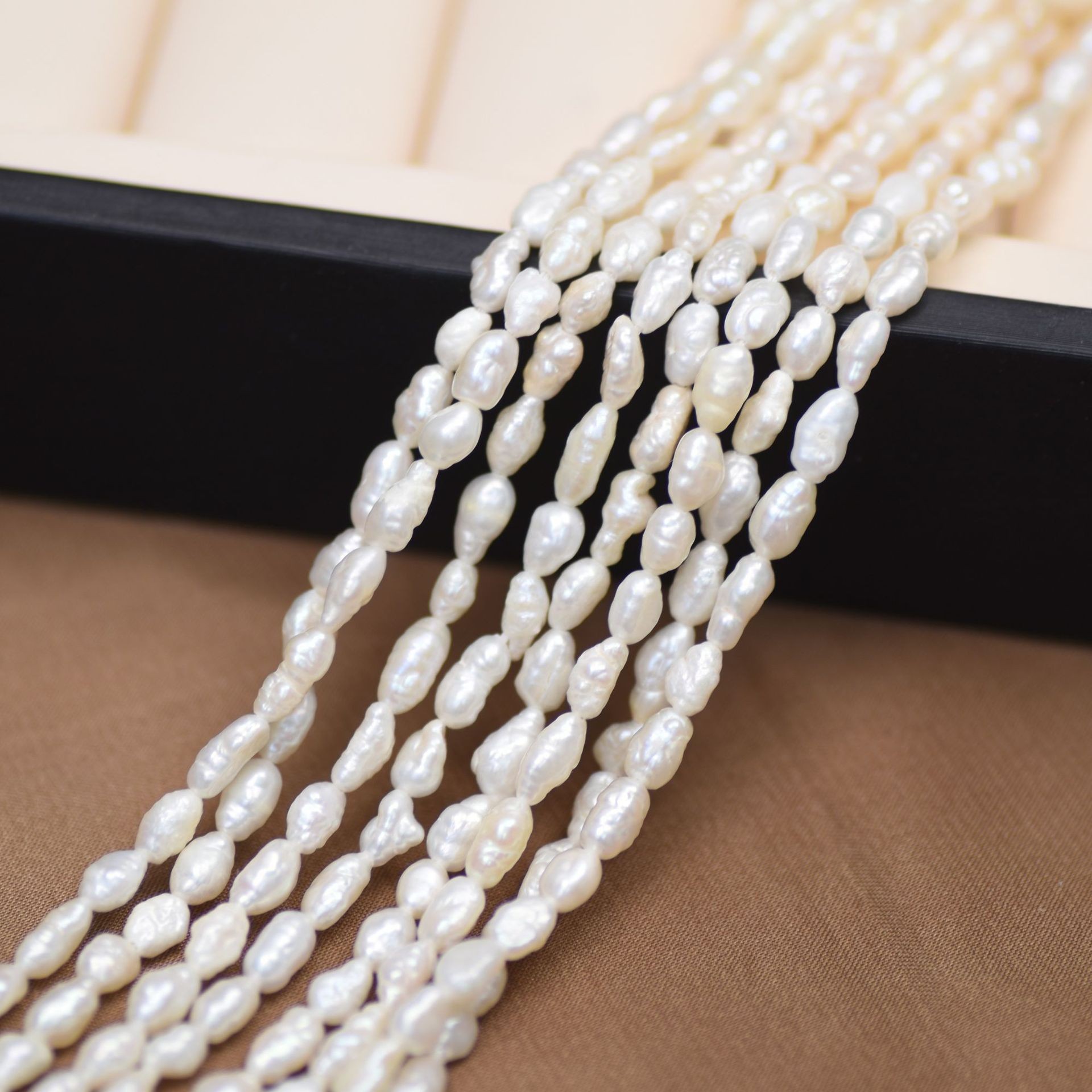 诸暨天然keshi无核巴洛克不规则淡水珍珠散珠diy半成品女项链批发