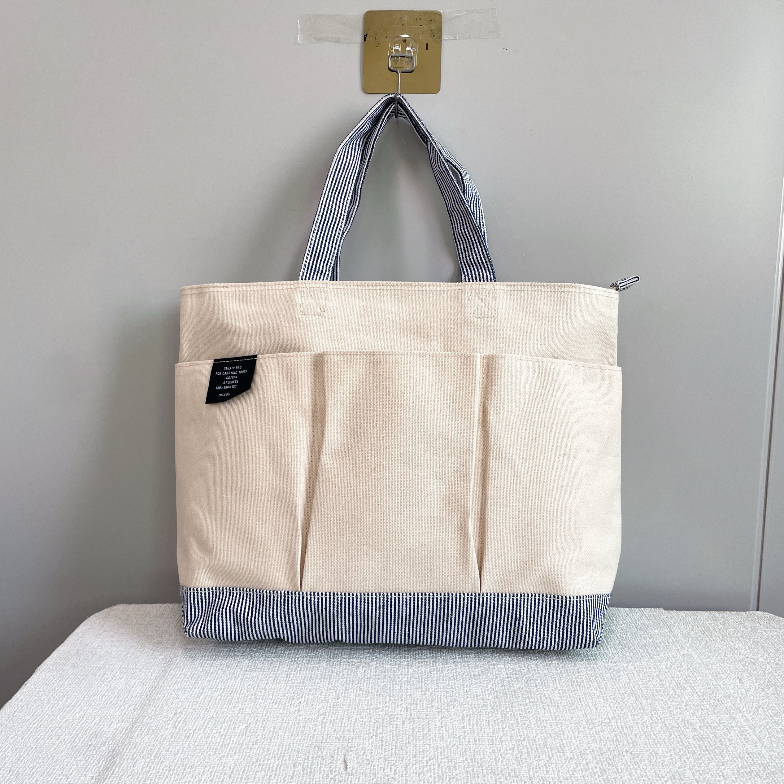 外贸尾货休闲简约百搭女士手提帆布包