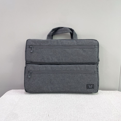 外贸尾货出日本13/14寸手提商务笔记本电脑数码通勤男女大容量毛绒内胆包