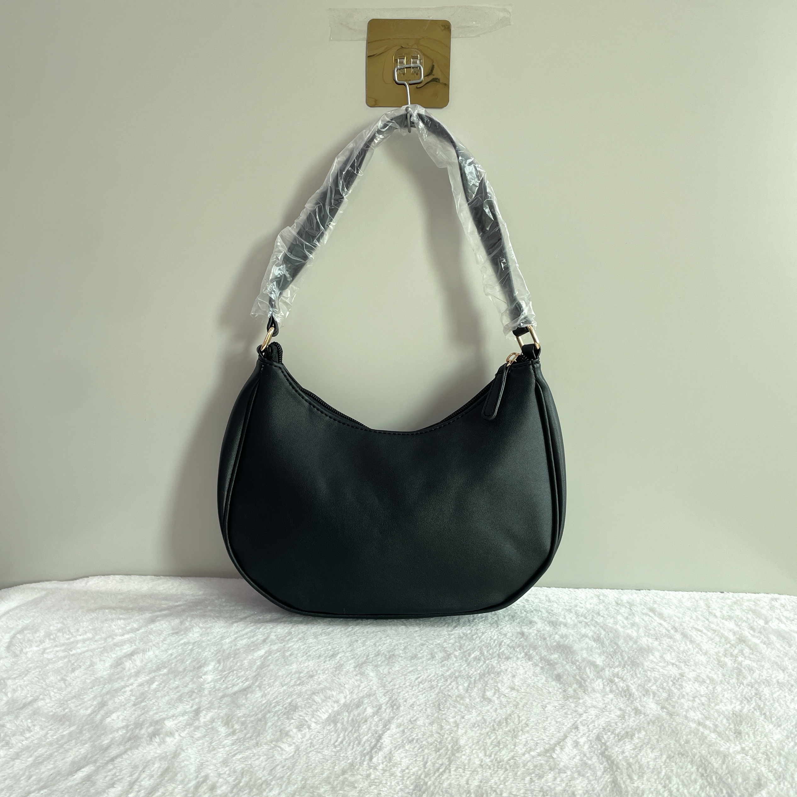 外贸尾货出欧美时尚百搭腋下单肩包饺子包