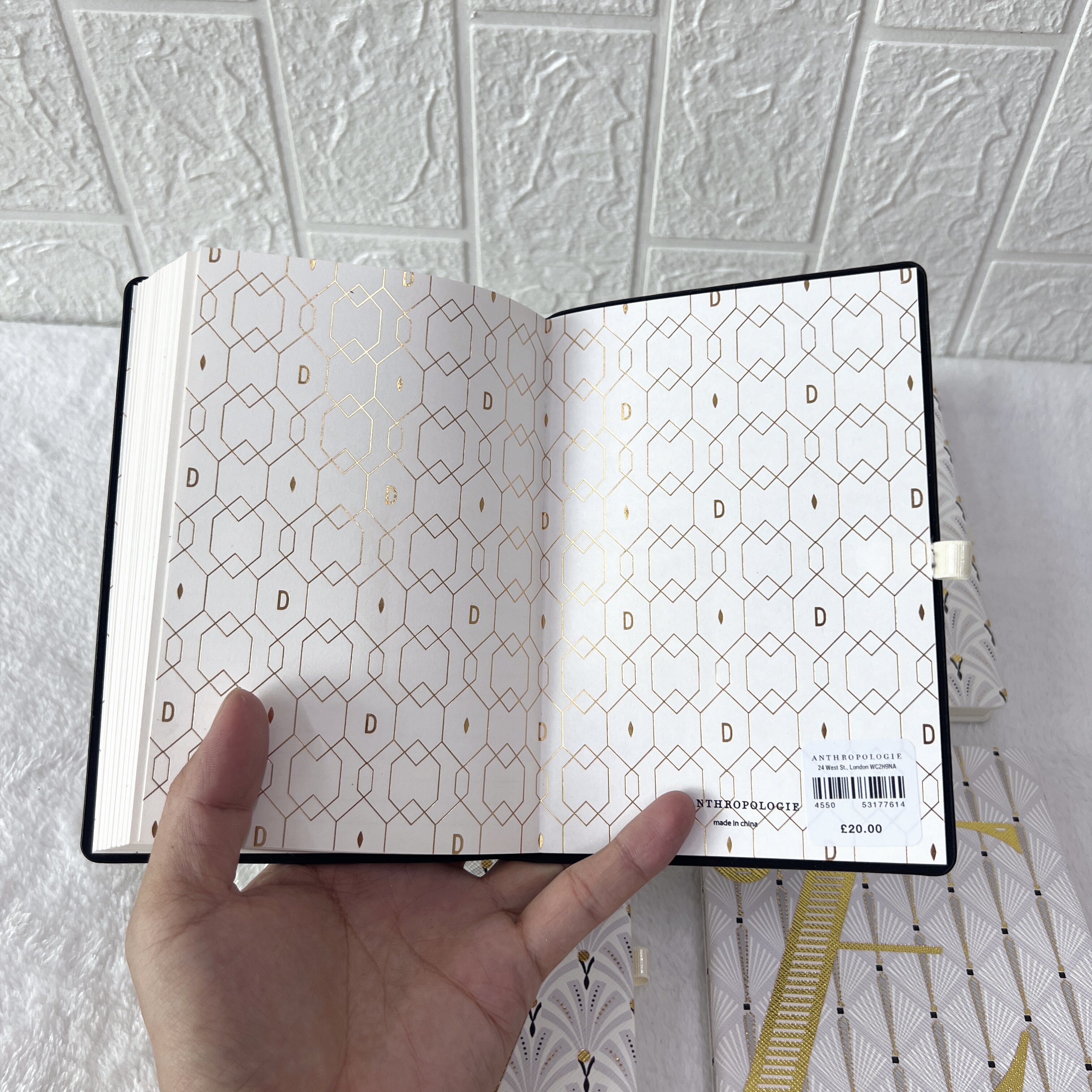 外贸出美国单尾货byanthropologiea6笔记本时尚百搭