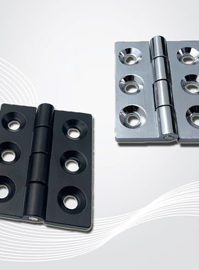 电柜箱CL233柜门合页加厚工业机械重型设备铰链承重高黑色锌合金