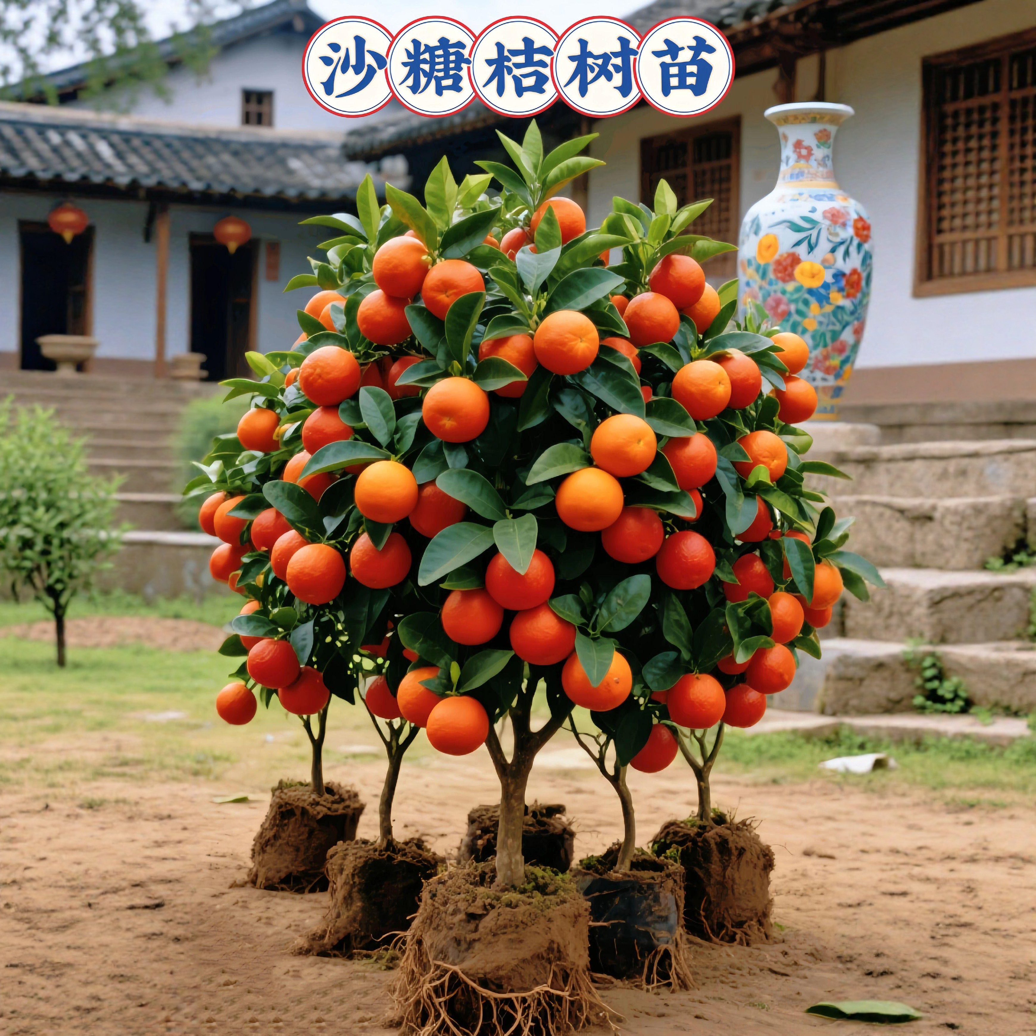 优质嫁接无籽金秋砂糖橘果树苗沙糖桔桔子南北方种植开花结果橘子